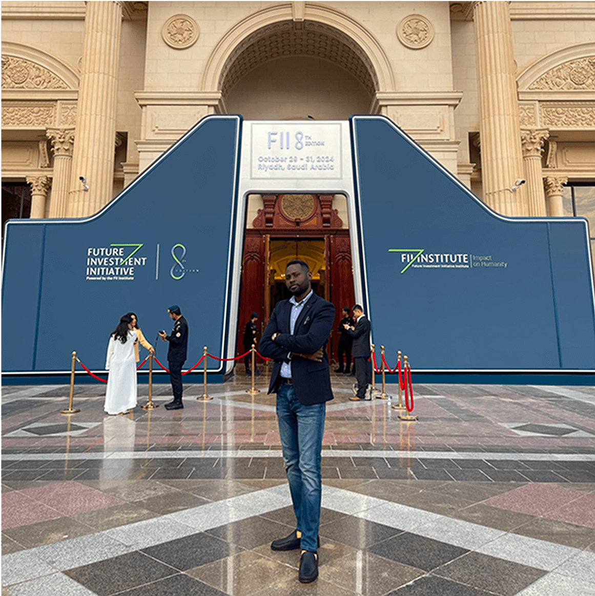 SEGUN ADEYEMI AT THE FII, RIYADH